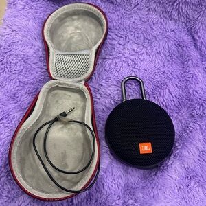 JBL Black Portable Speaker with Case